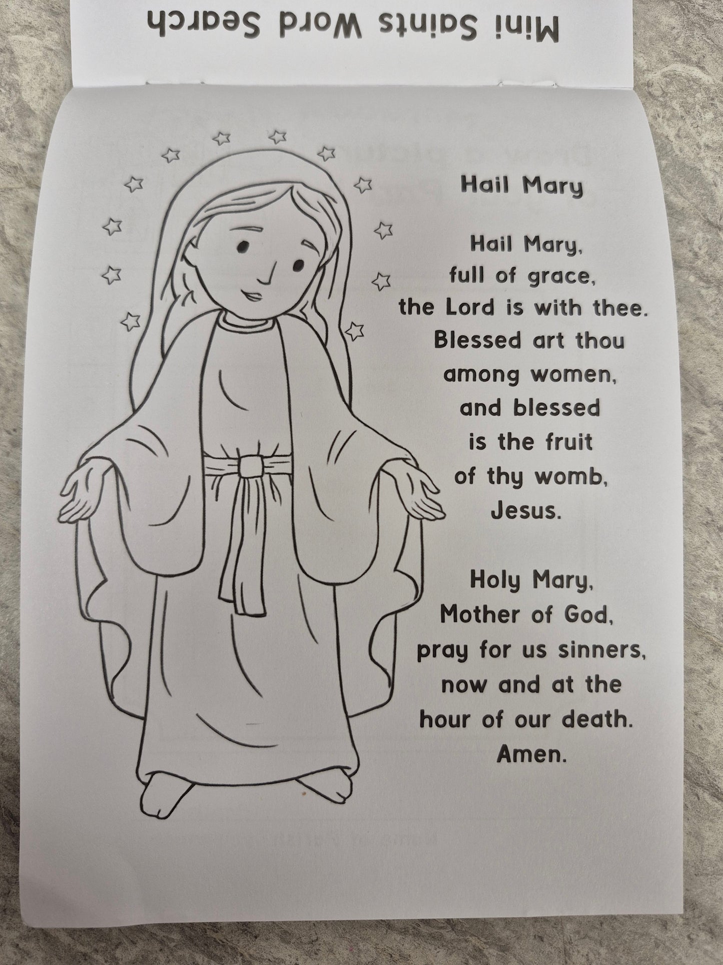 Mini Saints Activity Book