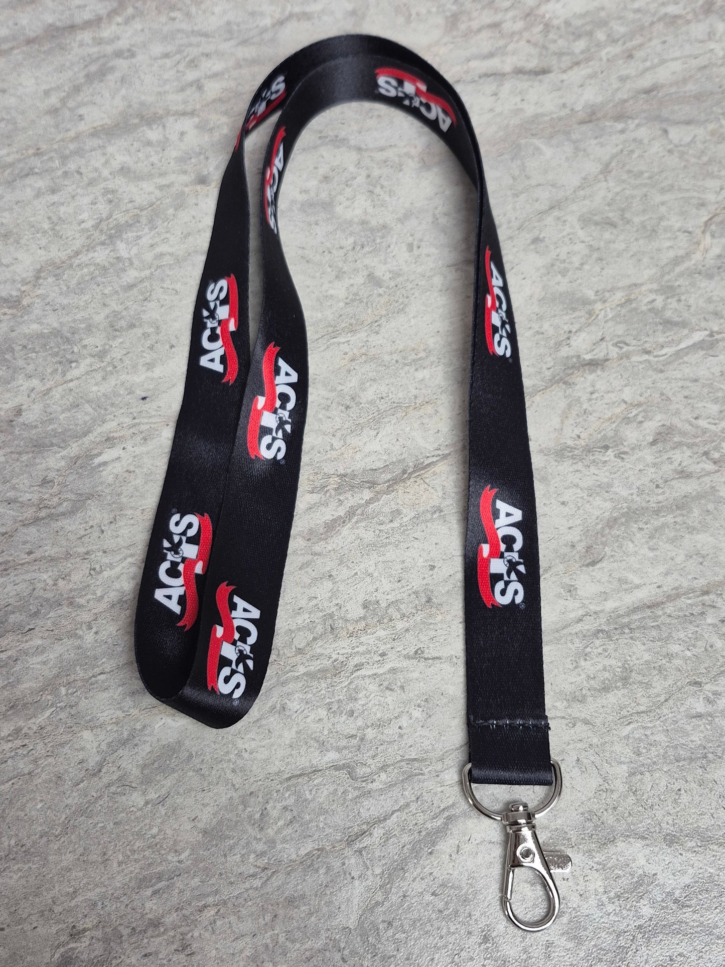 ACTS Black Lanyard Colored Logo