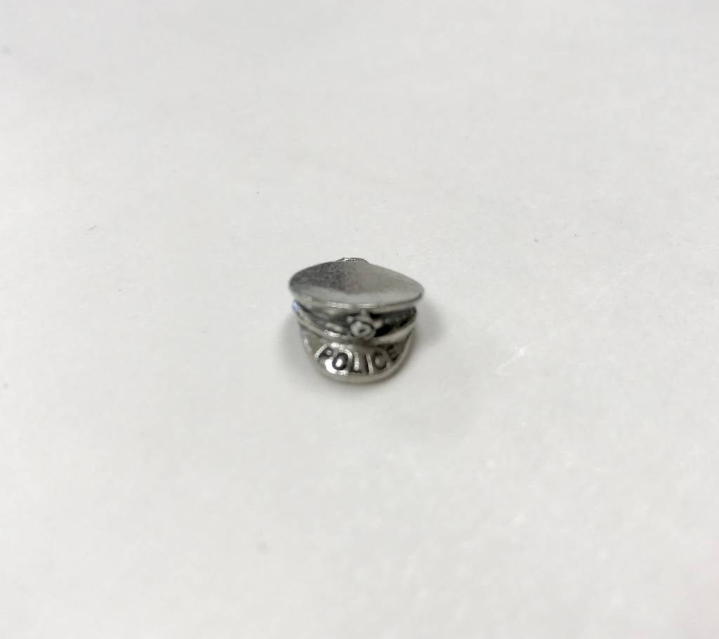 Police Cap Metal Charm