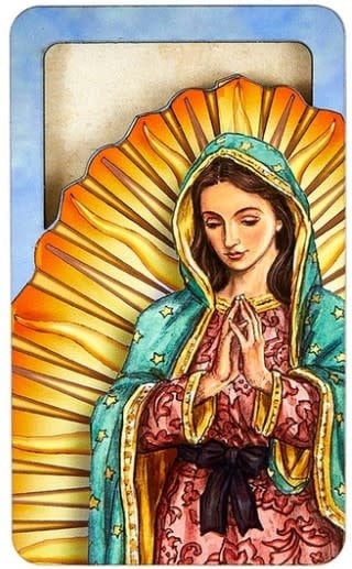 Virgen of Guadalupe Devotional Plaque