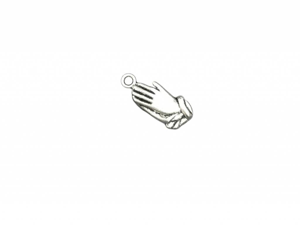 Praying Hands Metal Charm