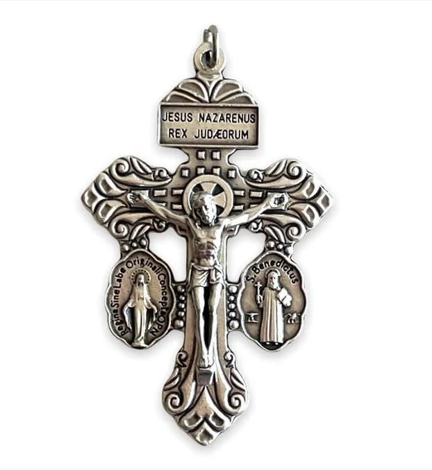 Sterling Silver Indulgence Crucifix Pendant