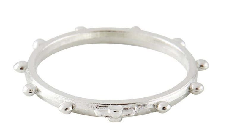 Medium Cross Rosary Ring