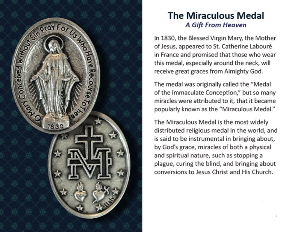 The Miraculous Medal Prayer Card