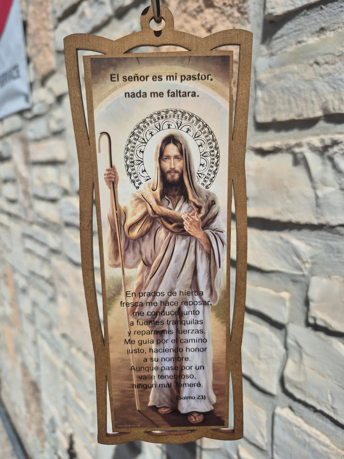 El Señor es mi pastor, nada me faltara Plaque