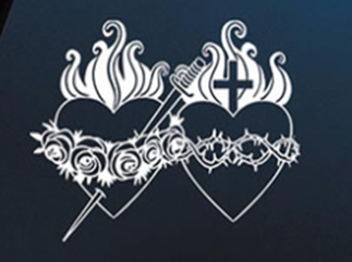 Sacred Hearts Auto Decal