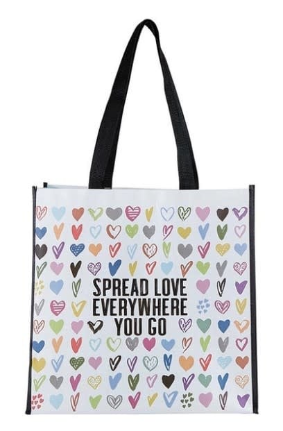 Spread Love Everywhere You Go Eco Tote Bag