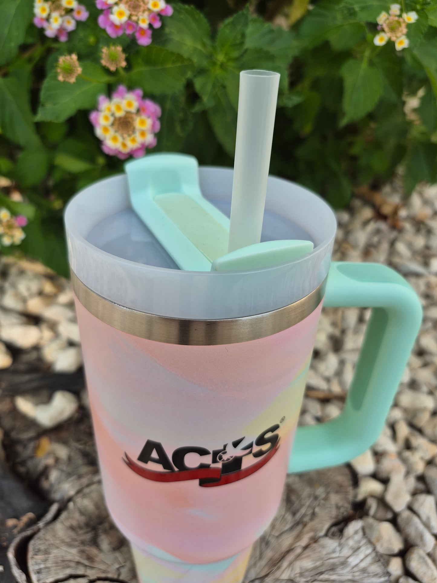 ACTS Aqua Swirl Tumbler 40oz