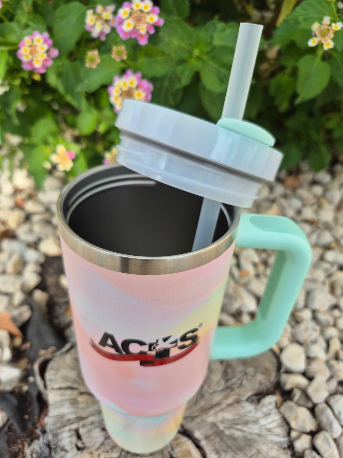 ACTS Aqua Swirl Tumbler 40oz