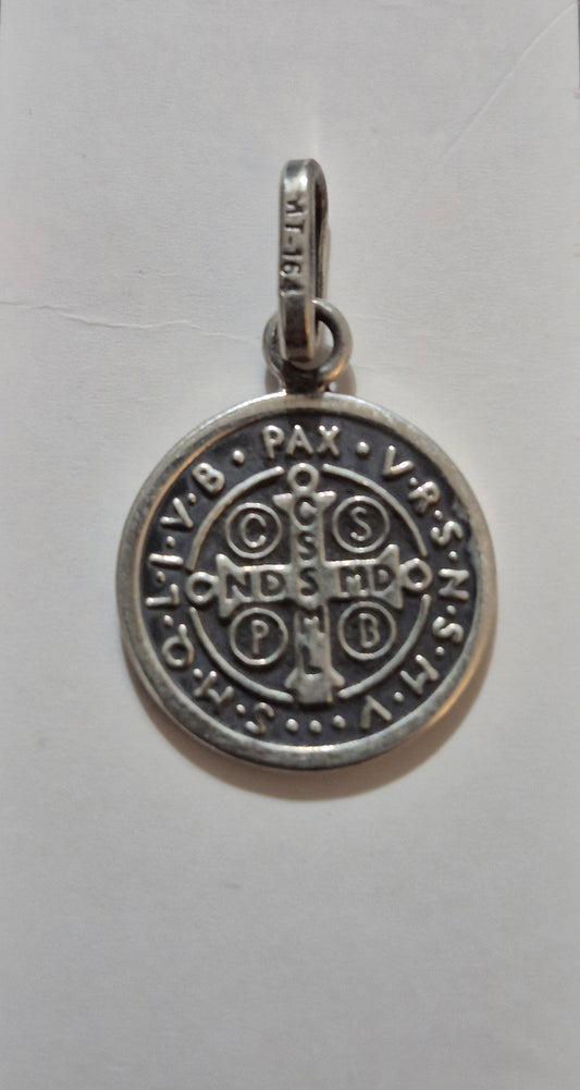 St. Benedict Medal Sterling Silver Charm