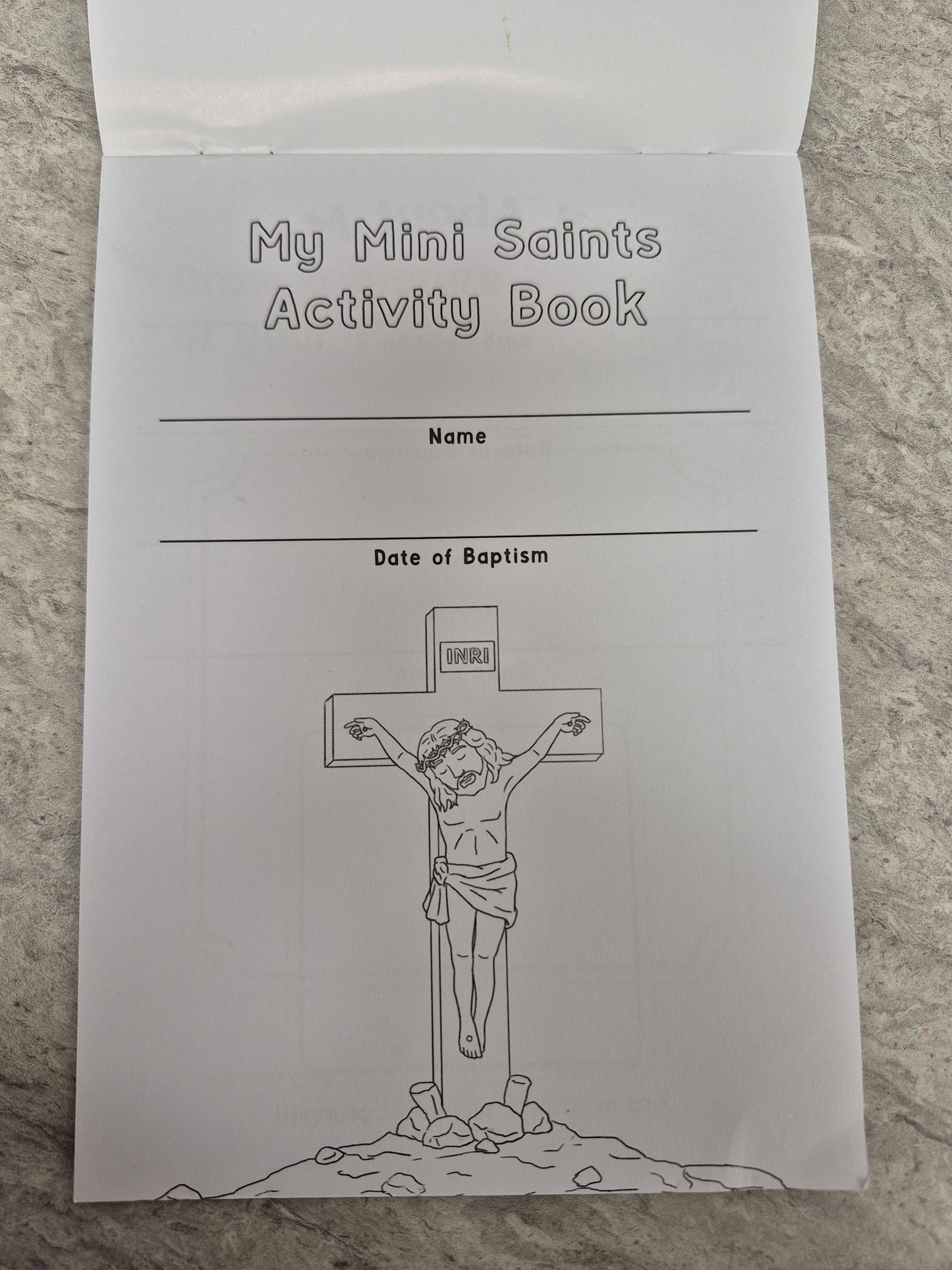 Mini Saints Activity Book