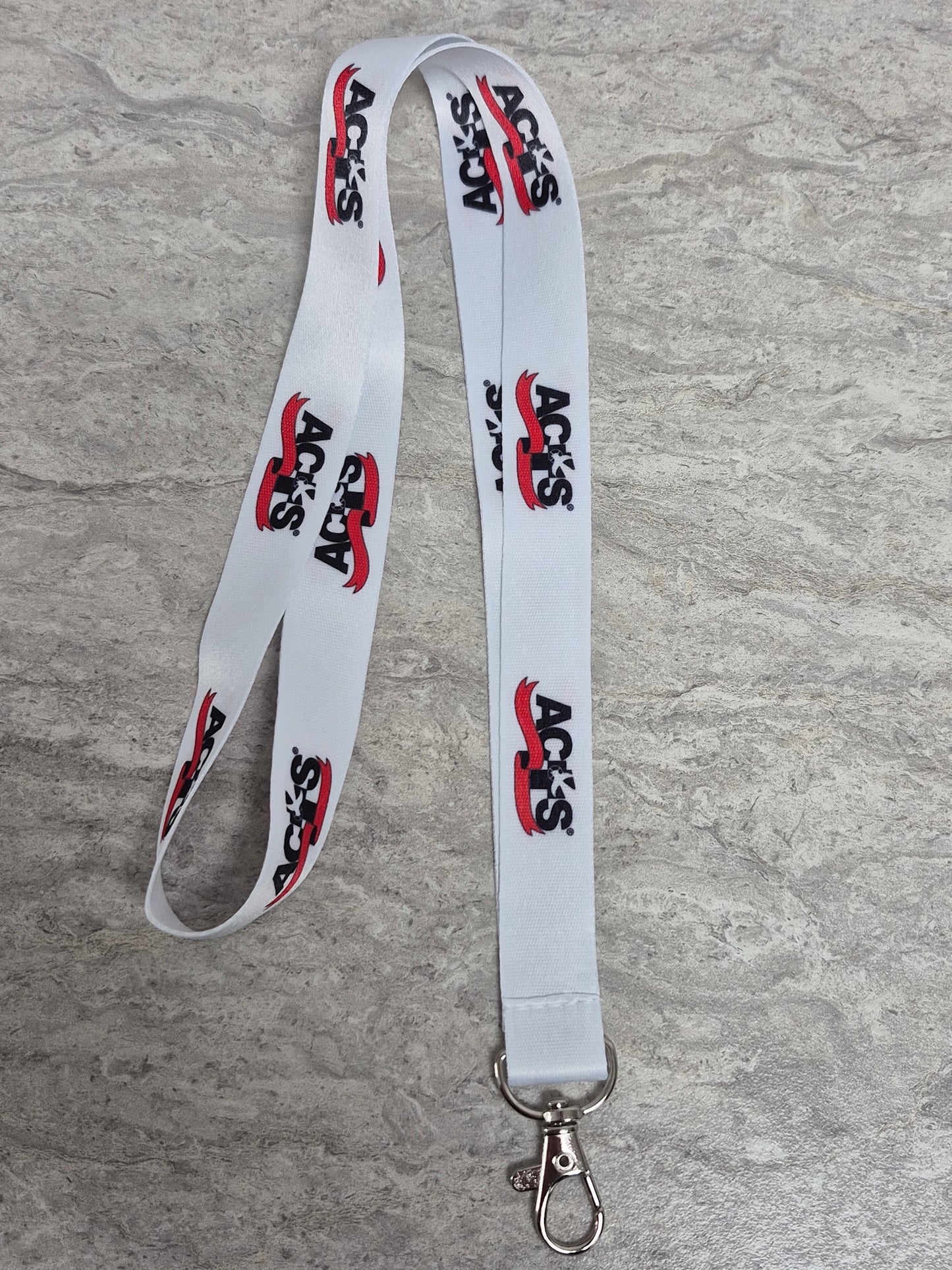 ACTS Lanyard White