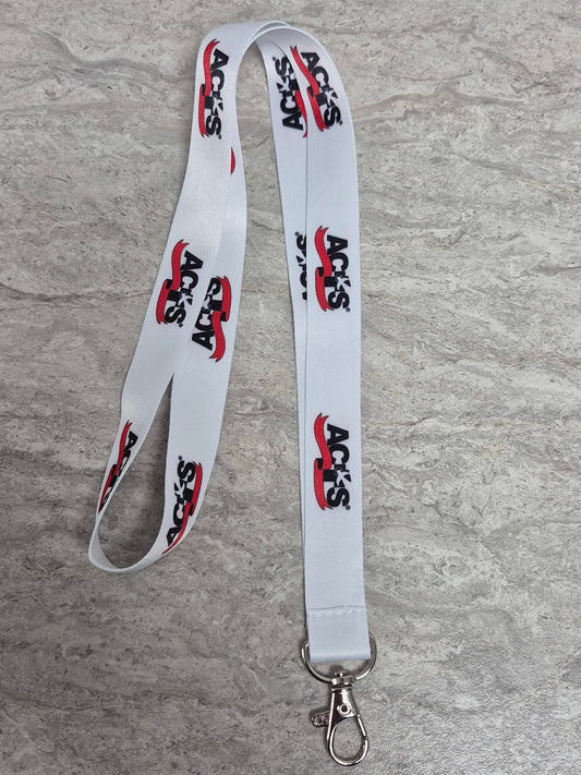 ACTS Lanyard White