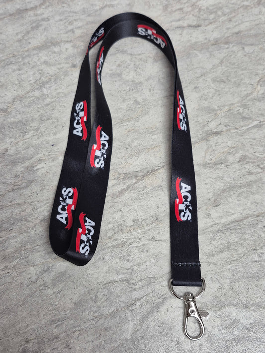 ACTS Black Lanyard Colored Logo
