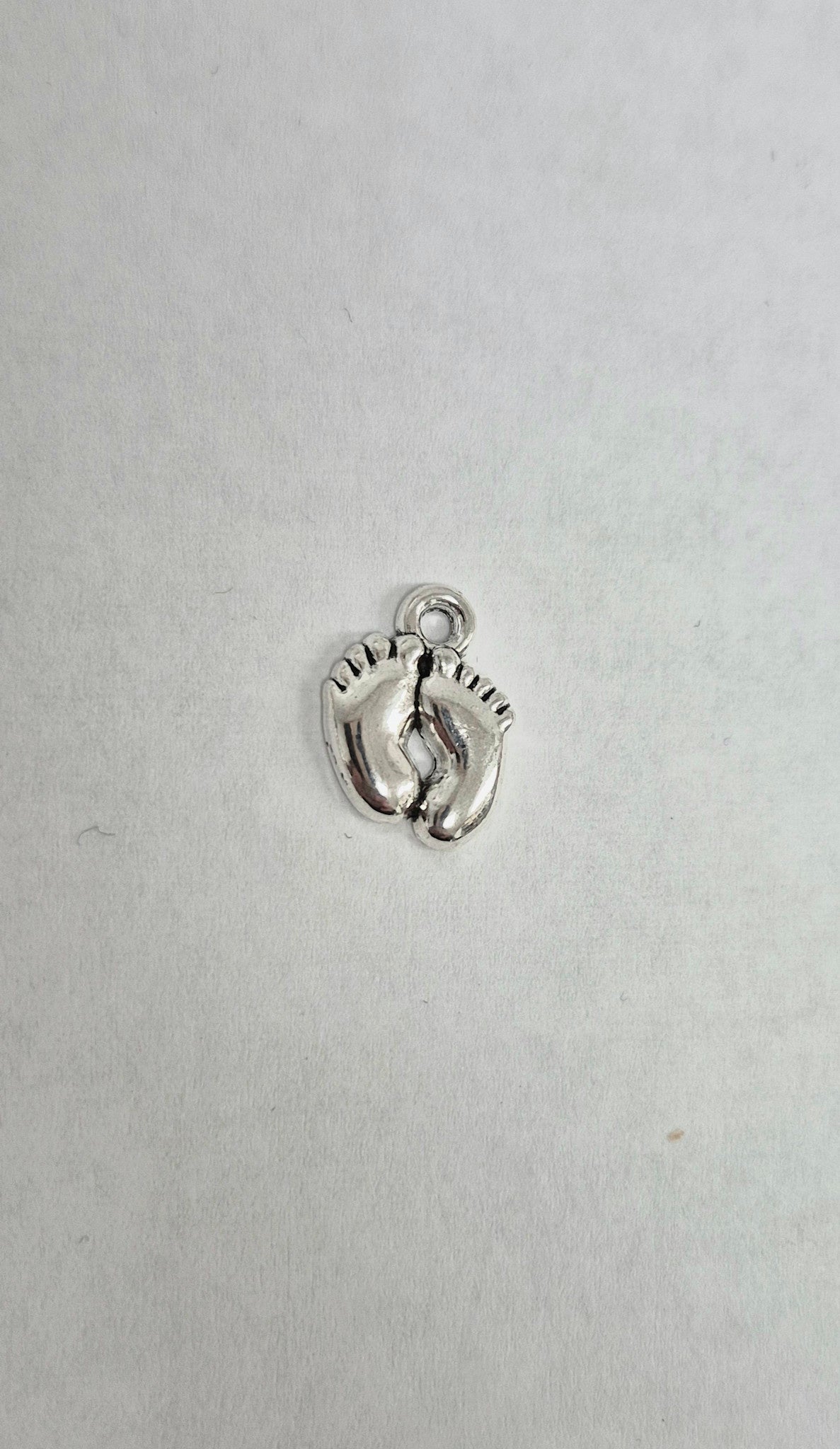 Feet Metal Charm