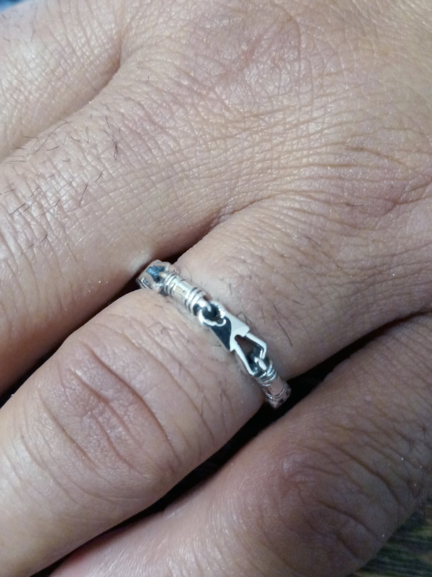 Sterling Silver Fisher of Men Ring