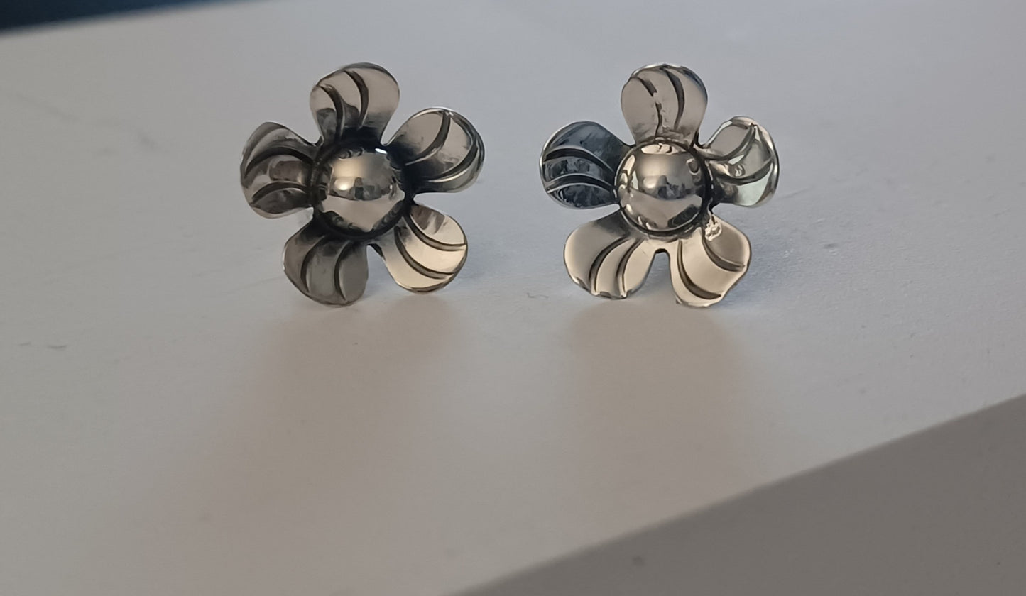 Blossom Earring Studs Sterling Silver