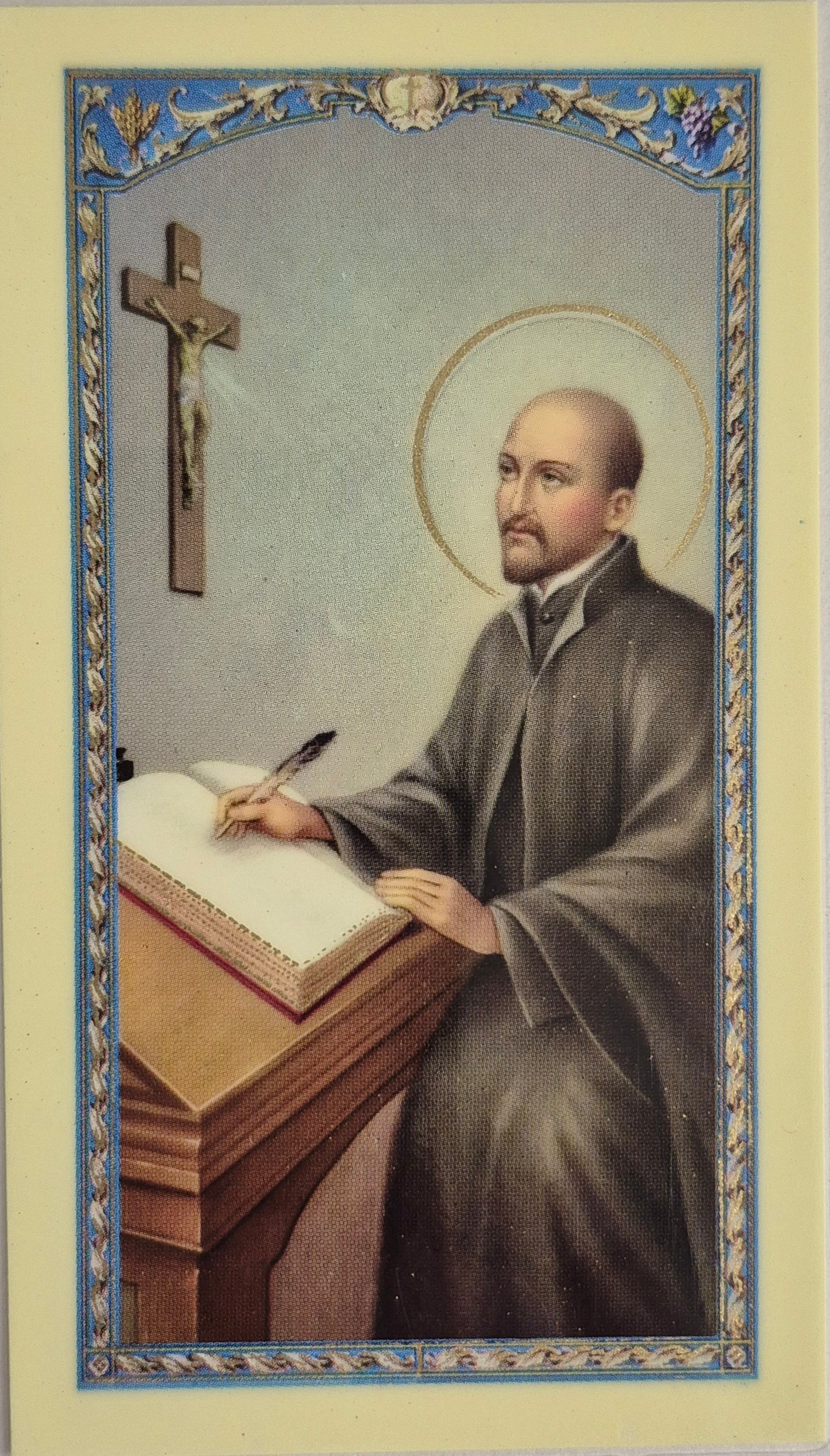 St. Ignatius Loyola Laminated Prayer Card