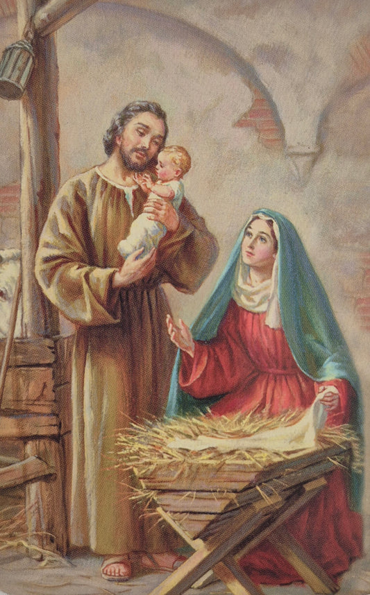 Come, Let Us Adore Him Wallet Prayer Card