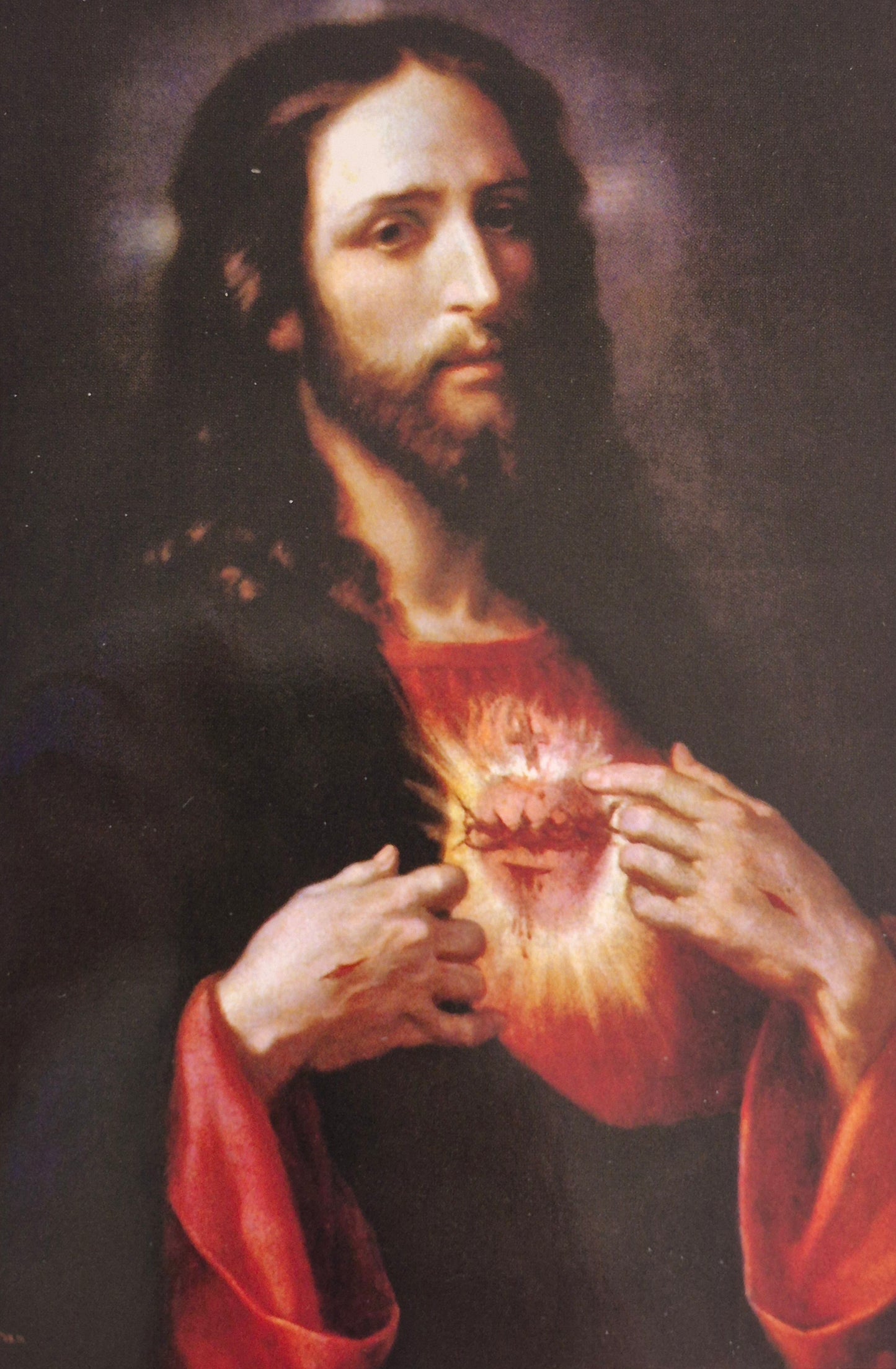 Prayer to the Sacred Heart Greeting Card
