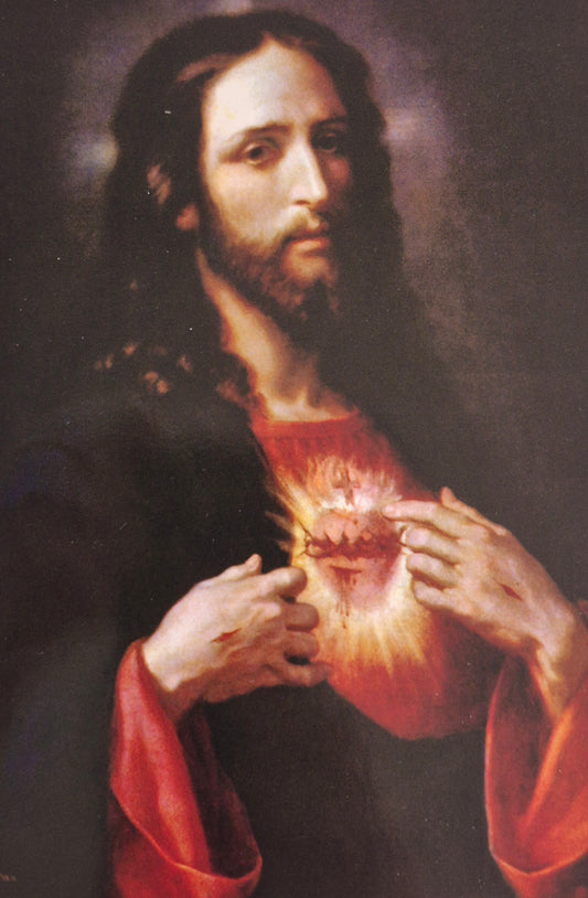 Prayer to the Sacred Heart Greeting Card