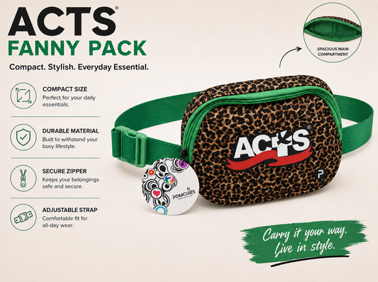 Leopard Print ACTS Fanny Pack