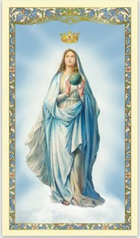 Hail Holy Queen Laminated Card