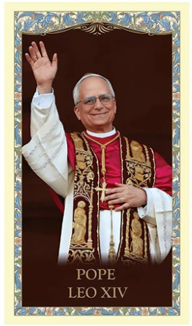 Prayer for Pope Leo XIV Laminated Card