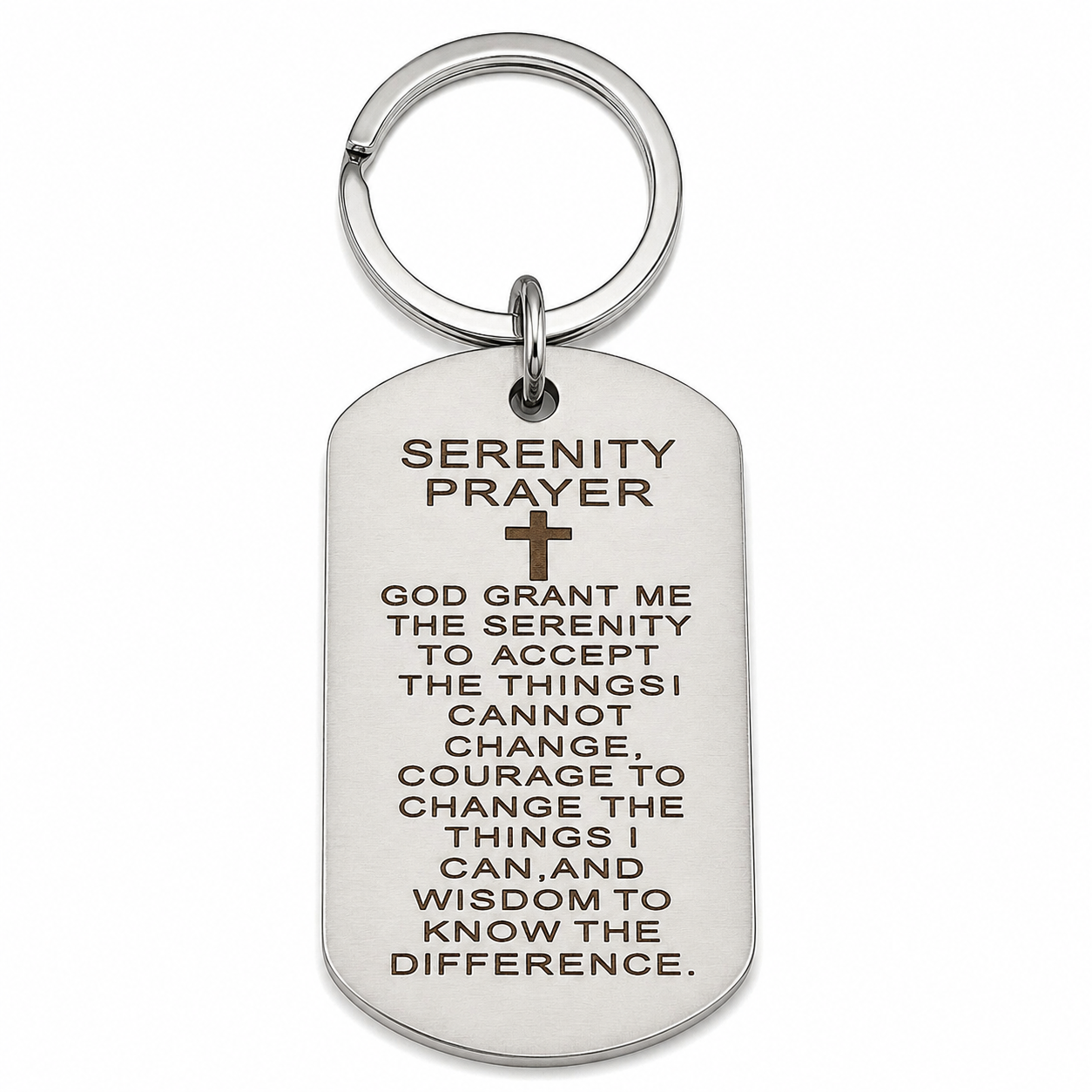 Serenity Prayer Keychain