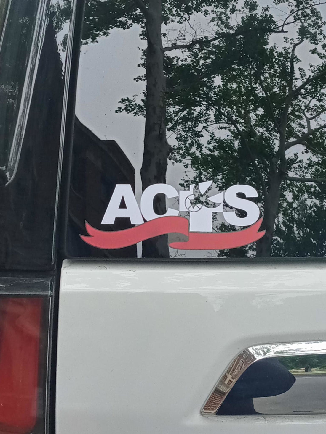ACTS Red Ribbon Logo Decal – ACTS Store