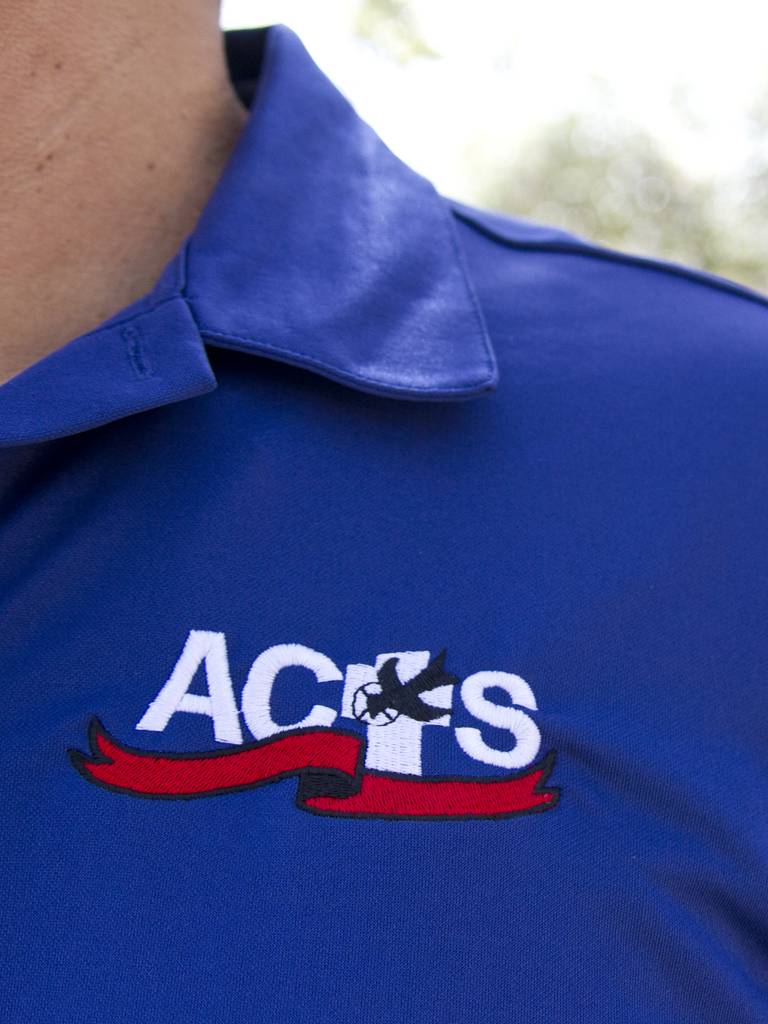 ACTS Ribbon Logo Mens Polo