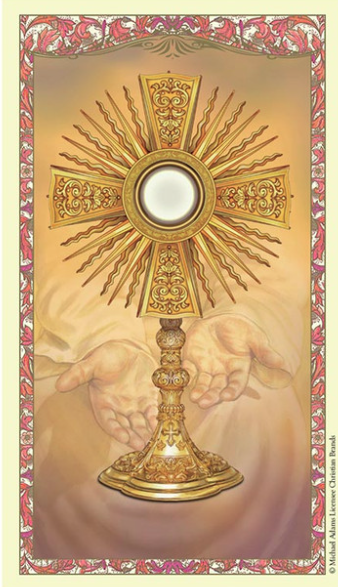 Una Hora Con Jesus El El Sagrado Sacramento Laminated Card