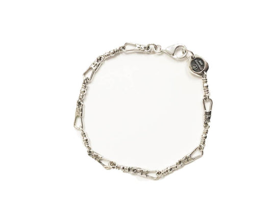 Baby Link w/Crosses Sterling Silver 8.5"