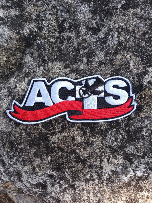 ACTS Ribbon Logo Iron-On Embroidered Patch