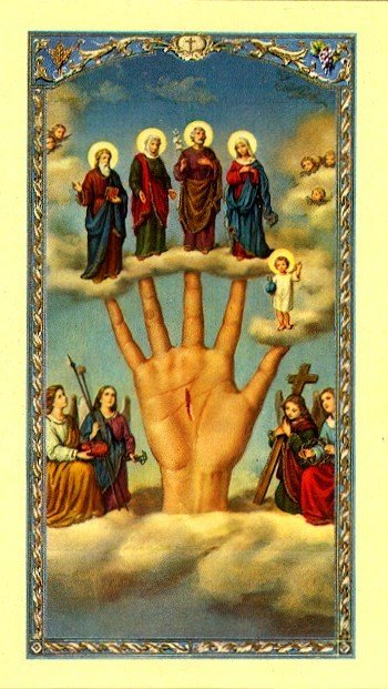 Oracion al Brazo Poderoso Holy Card (Spanish)