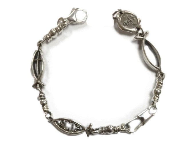Combo Link Sterling Silver Bracelet