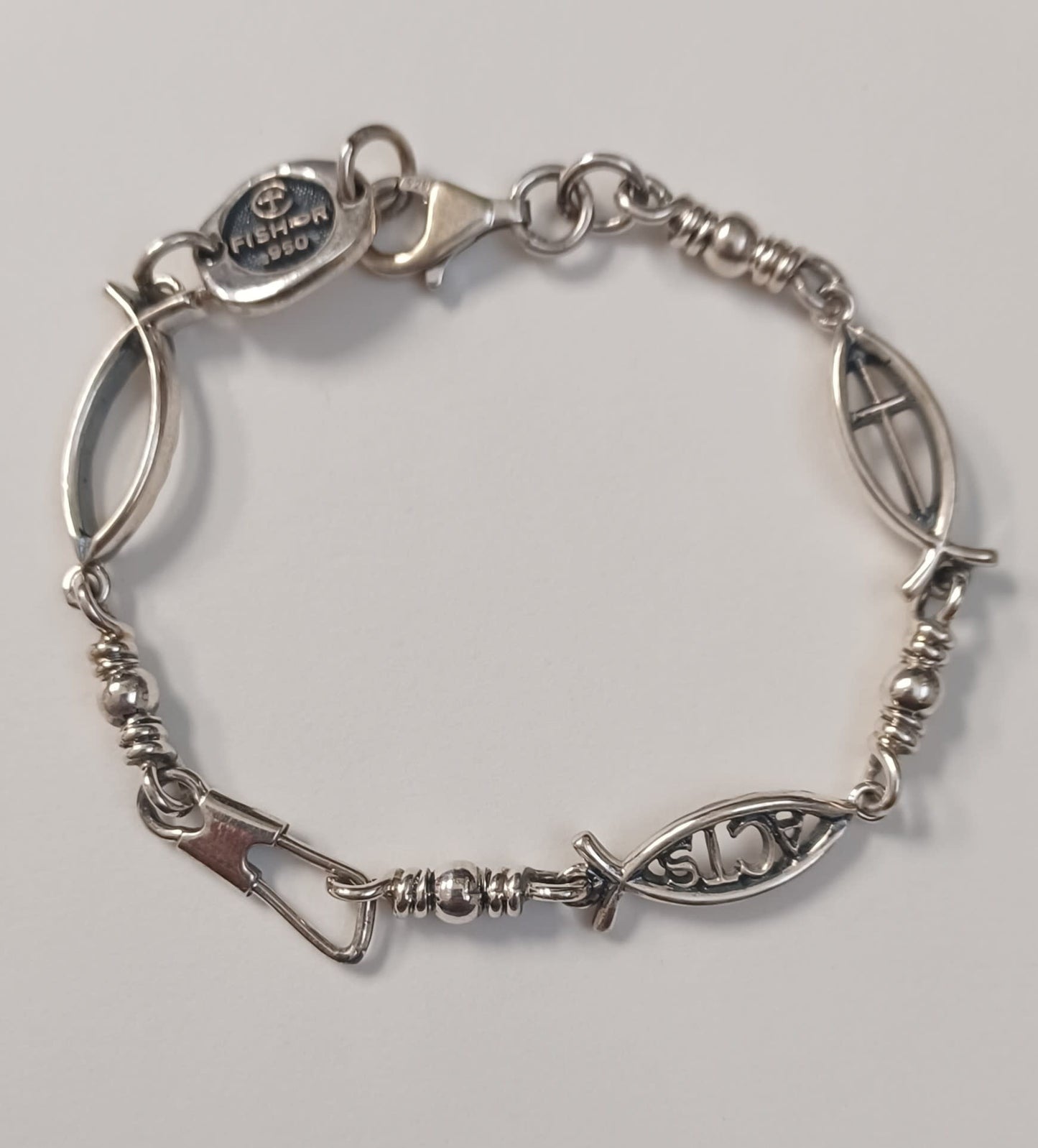 Combo Link Sterling Silver Bracelet