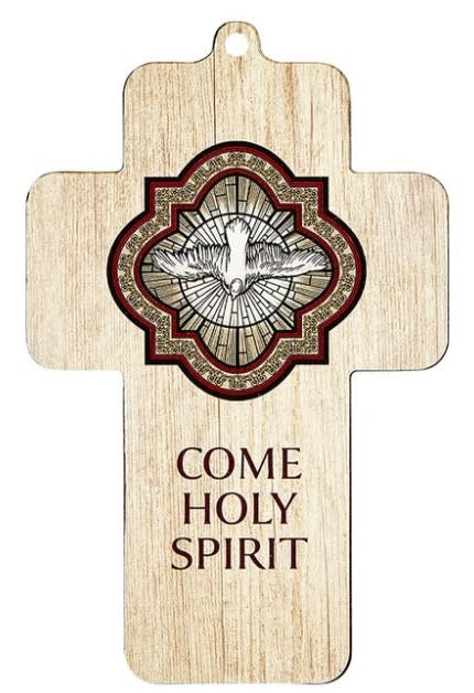 Come Holy Spirit Wall Cross 4.75"