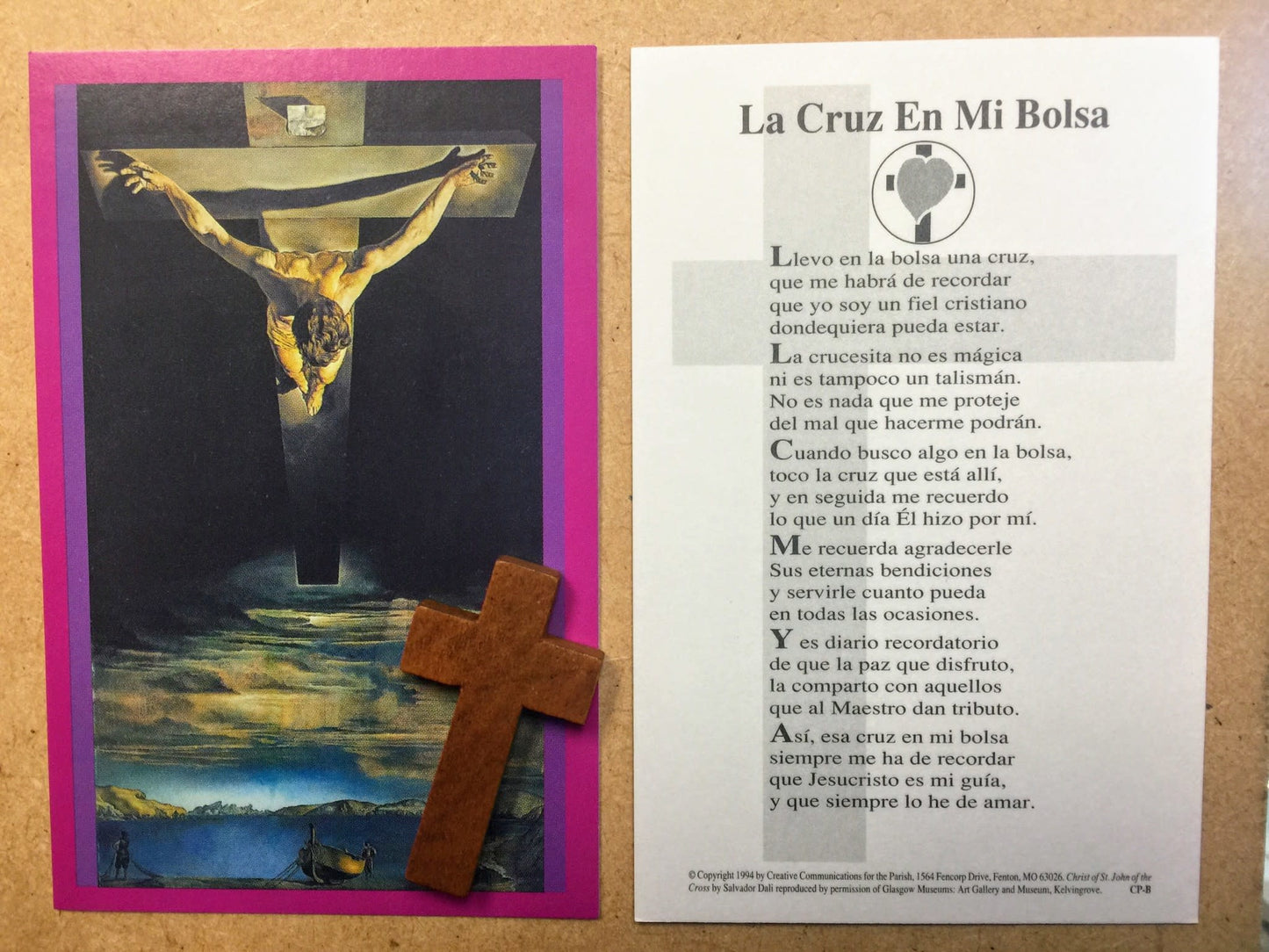 Mi Dios Me Ama Cruz En Mi Bolsa