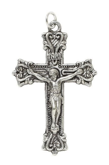 Fancy Scroll Crucifix w/cording