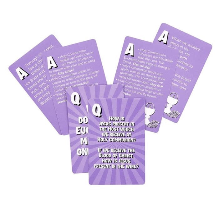First Communion Faith Facts Card Set