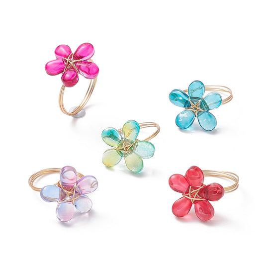 Assorted Flower Rings