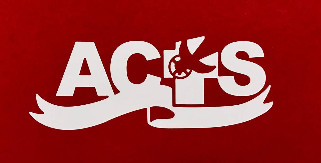 ACTS Ribbon Logo Auto Decal – ACTS Store