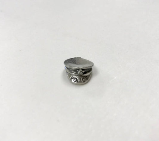 Police Cap Metal Charm