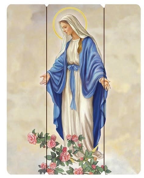 Our Lady of Grace Pallet Sign