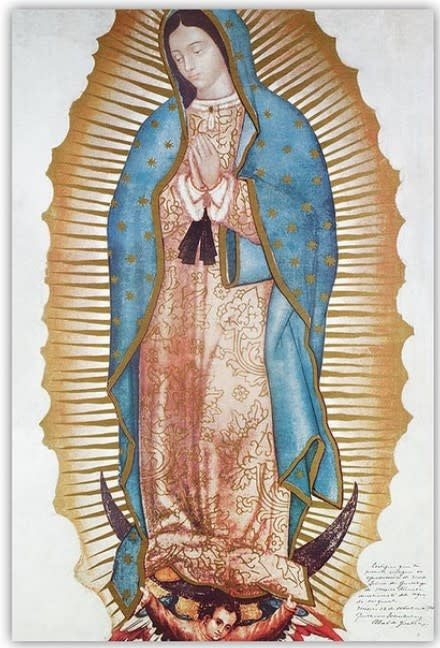 Prayer to Our Lady of Guadalupe Greeting Card