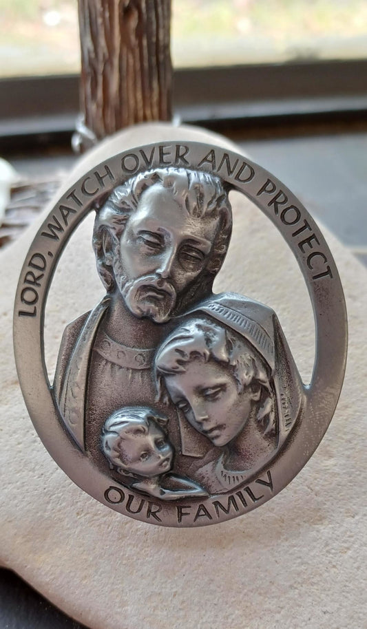 Holy Family Visor Clip