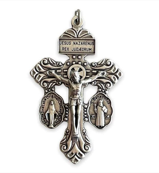 Sterling Silver Indulgence Crucifix Pendant
