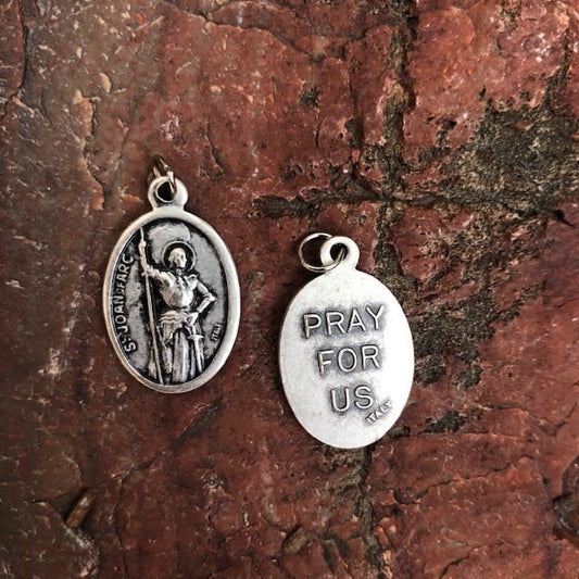 Joan of Arc Oxidized Medal