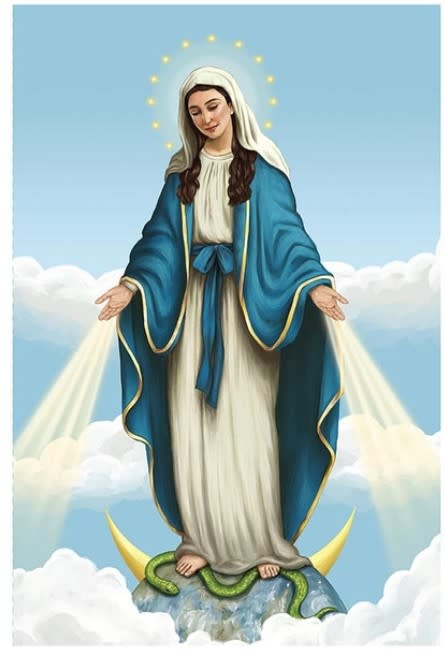 Hail Mary Greeting Card